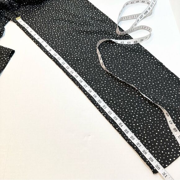 Band of Gypsies Jumpsuit Black White Polka Dot Wide Leg Smocked Back Size S - Picture 11 of 11